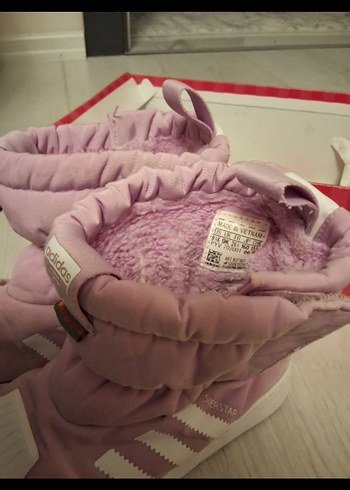 Kız Çocuk Pembe Polar Botlar Velcro - Görsel 6