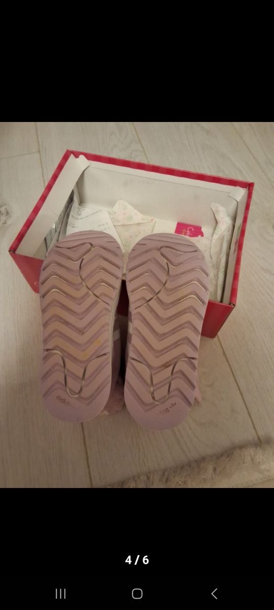 Kız Çocuk Pembe Polar Botlar Velcro - Görsel 4