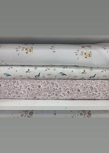 Baskılı Gri Beyaz Nevresim Takımı - Görsel 5