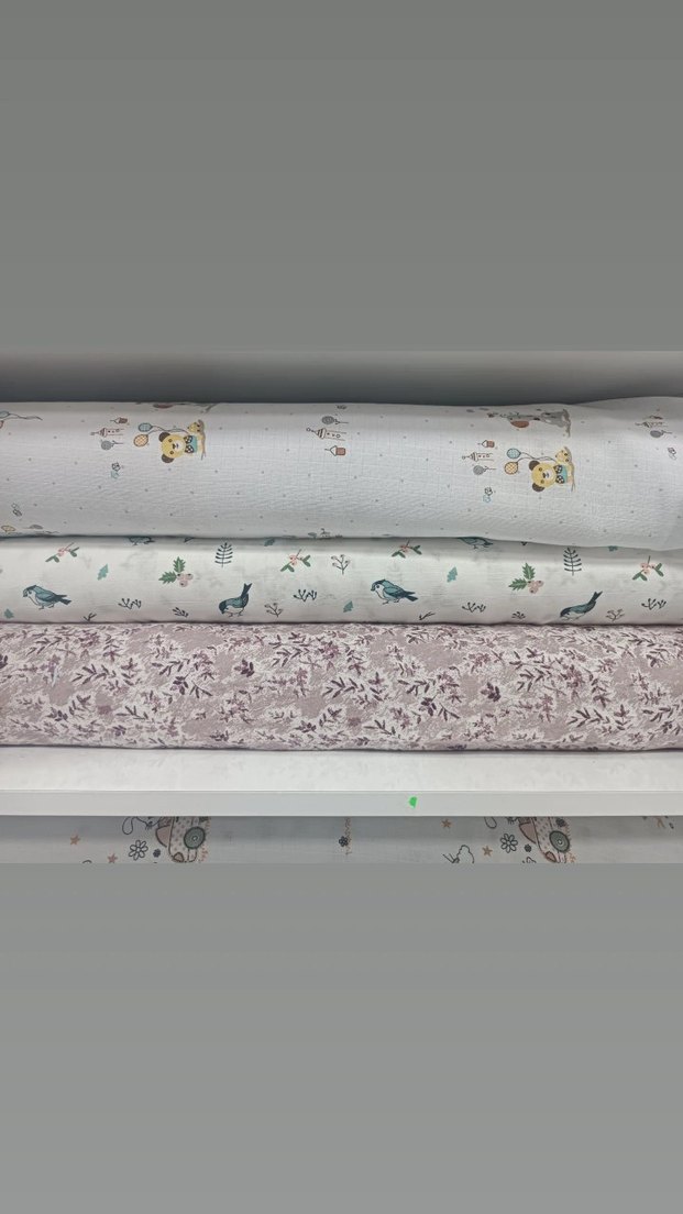 Baskılı Gri Beyaz Nevresim Takımı - Görsel 5