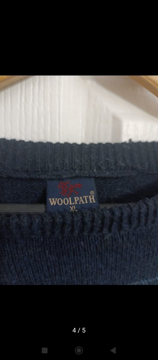 Bohem Gri Desenli Erkek Triko Kazak xl - Görsel 4