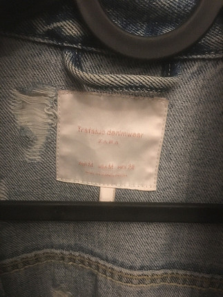 m Beden ZARA uzun kot ceket