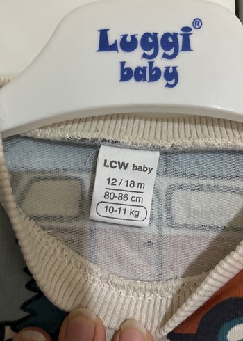 12-18 Ay Beden Erkek Çocuk Baskılı Gri Sweatshirt