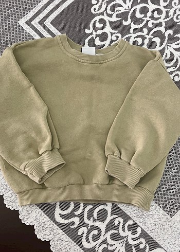 Bej Erkek Çocuk Sweatshirt Basic Kesim