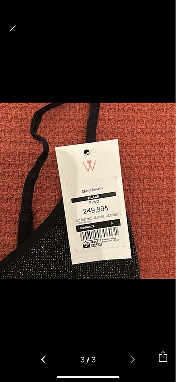 xs Beden Suwen bra
