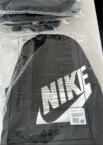 Siyah Nike Baskılı Kadın Sırt Çantası
