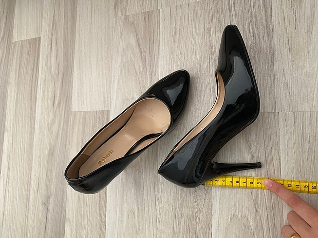 38 Beden siyah Renk Siyah Topuklu Ayakkabı
