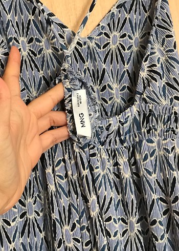xs Beden Mango sırt dekolteli elbise