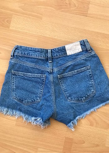 xs Beden mavi Renk Kadın Mavi Denim Mini Şort