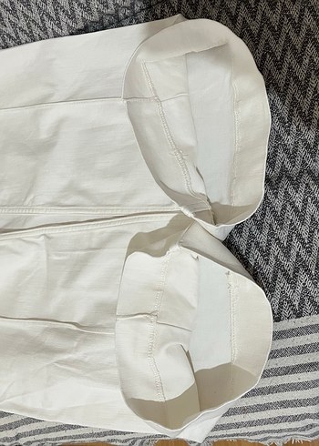 Zara beyaz jean pantolon - Görsel 15