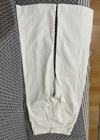 Zara beyaz jean pantolon - Görsel 10