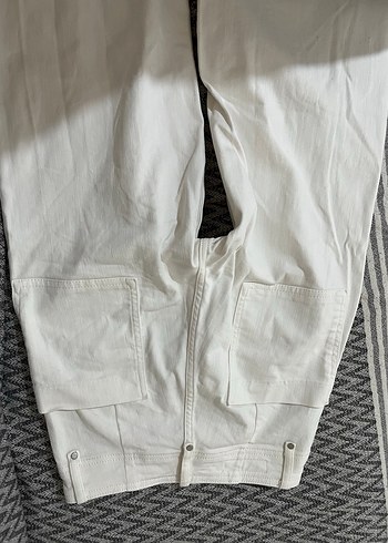 Zara beyaz jean pantolon - Görsel 12