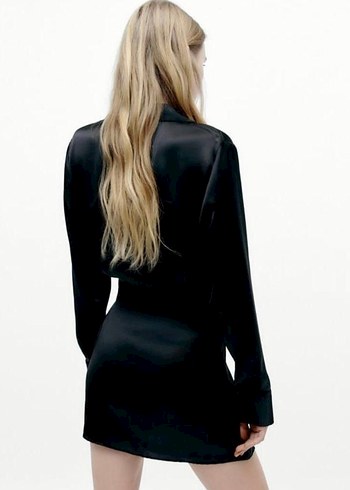 Zara Zara saten elbise