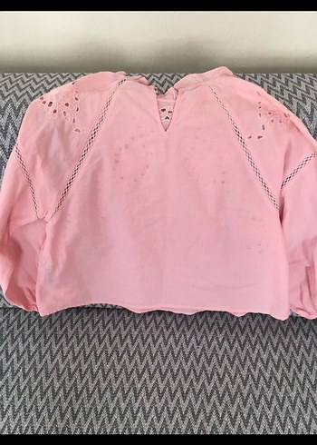 xs Beden pembe Renk Zara pembe ketem bluz