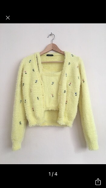 Trendyolmilla crop hırka ikili takım