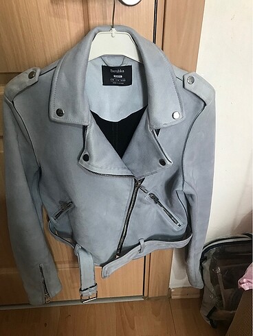 Bershka süet biker ceket