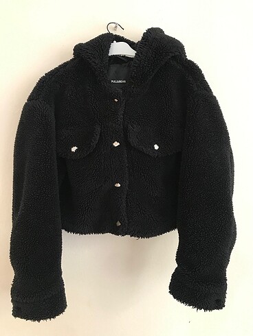 Pull and bear peluş mont