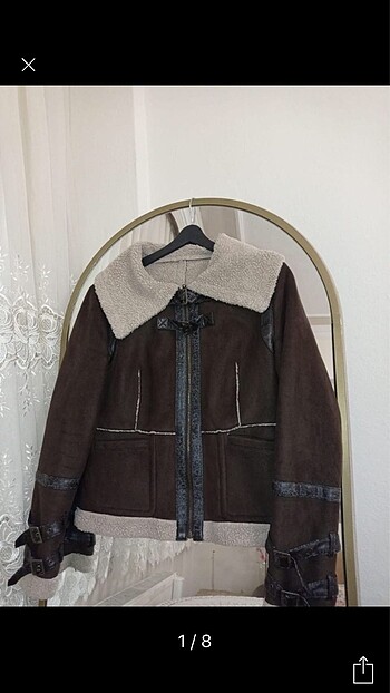 Bershka model kürklü ceket