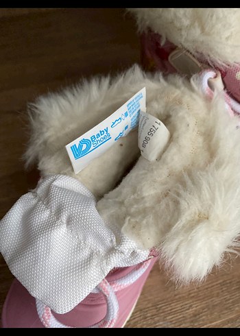 Kız Çocuk Pembe Kürklü bot - Görsel 2