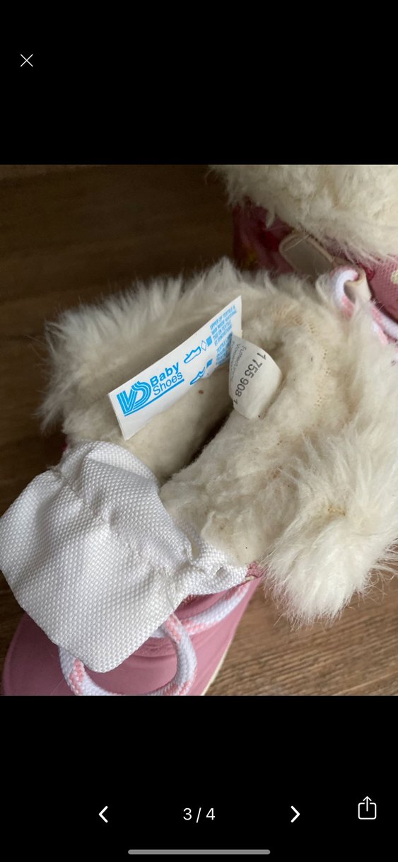 Kız Çocuk Pembe Kürklü bot - Görsel 2