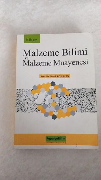 Mühendislik malzeme bilimi ve malzeme muayenesi 