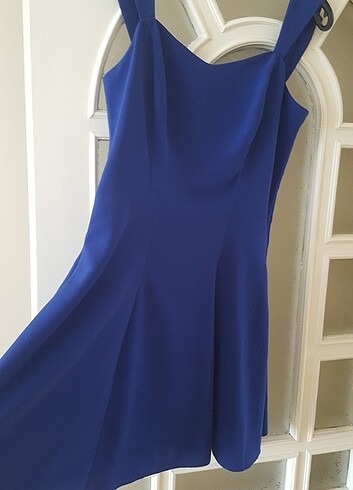 38 Beden mavi Renk elbise