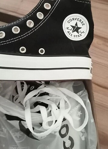 36 Beden siyah Renk Converse Platform Taban