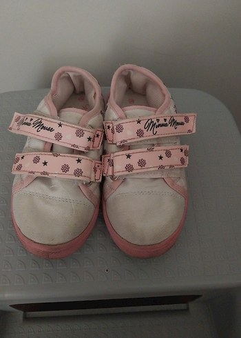 Kız Çocuk Pembe Minnie Mouse Spor Ayakkabı