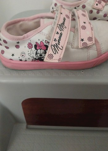 26 Beden Kız Çocuk Pembe Minnie Mouse Spor Ayakkabı