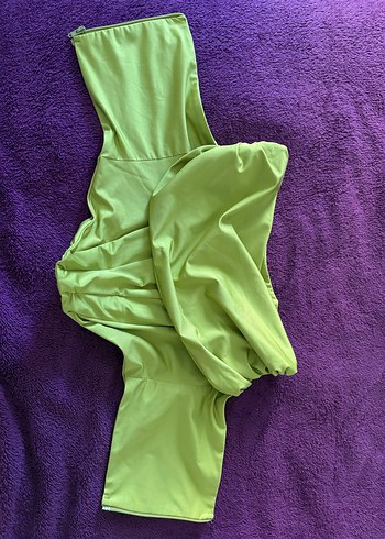 Yeşil şık büstiyer - Görsel 2