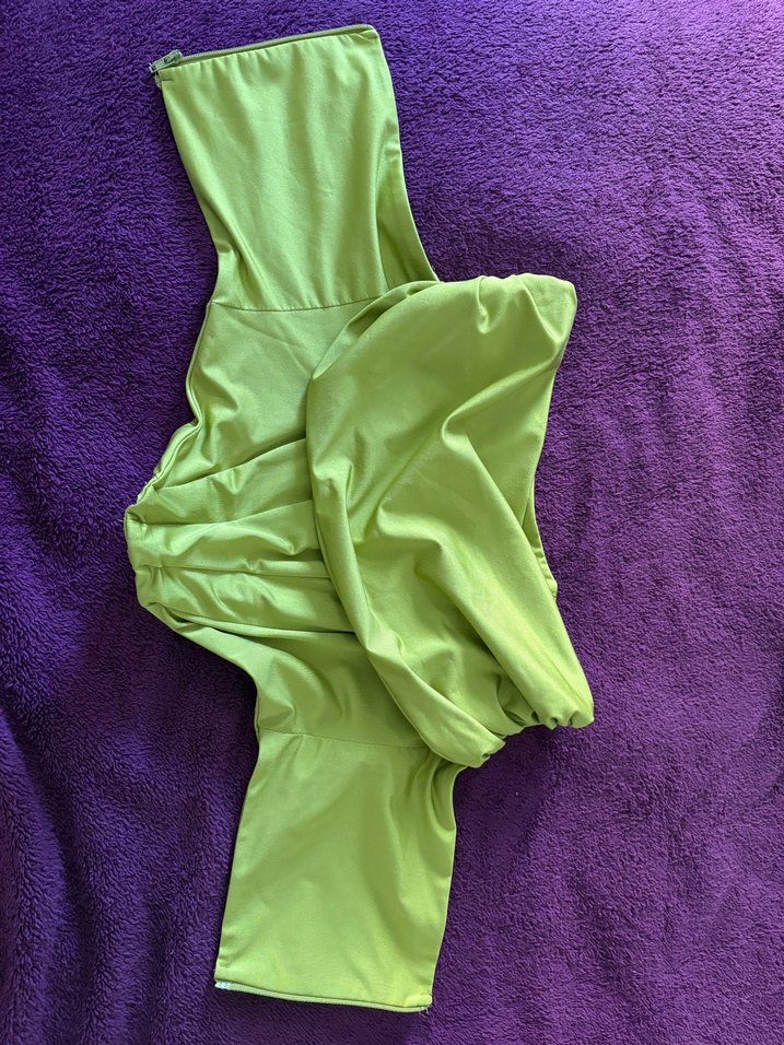 Yeşil şık büstiyer - Görsel 2