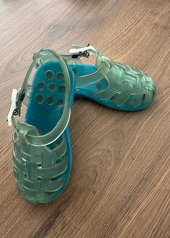 Tokalı Turkuaz Sandalet - Görsel 2