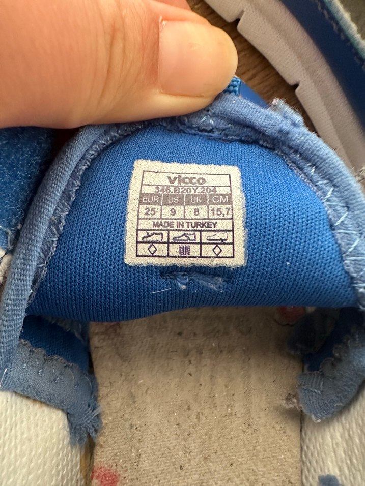 Mavi Erkek Çocuk Cırtlı Terlik - Görsel 3