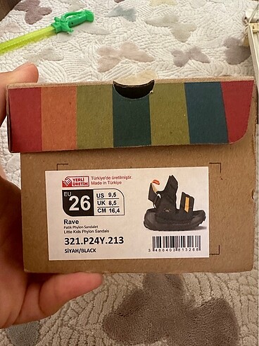 26 Beden siyah Renk Vicco sandalet