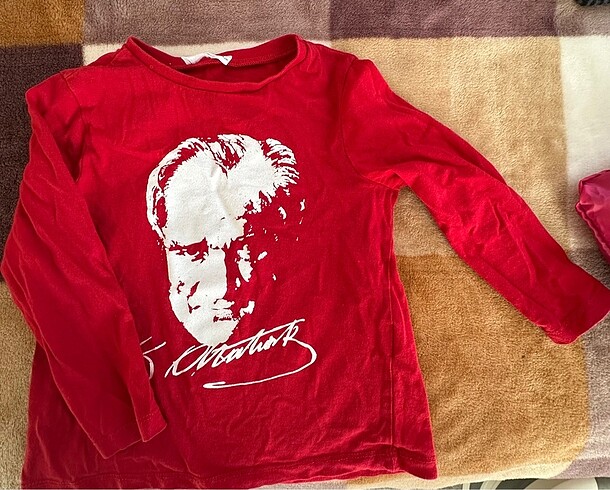 Atatürk baskılı tshirt - Görsel 3