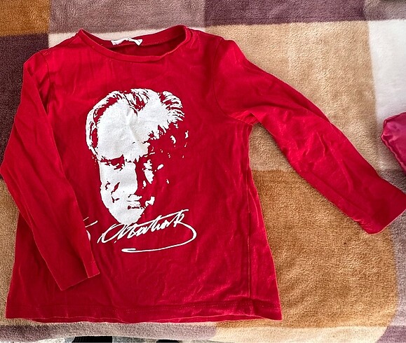Atatürk baskılı tshirt - Görsel 5