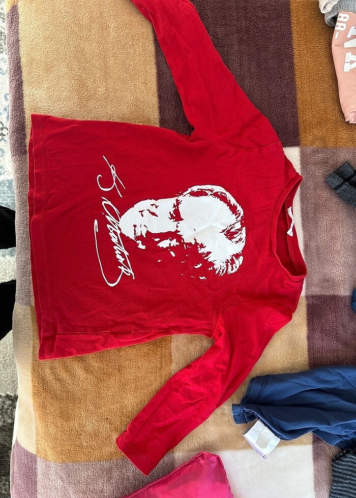 Atatürk baskılı tshirt - Görsel 2