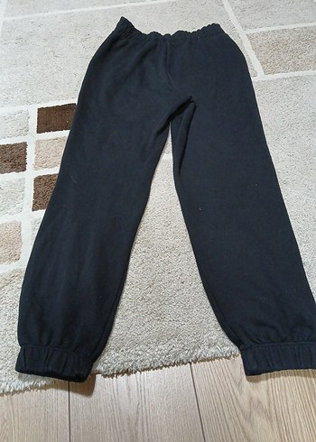 Siyah  Rahat Kesim Eşofman Altı - Görsel 5