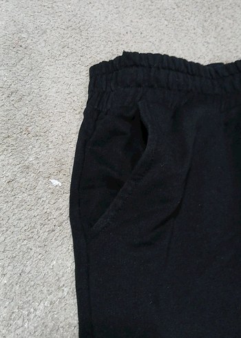 Siyah  Rahat Kesim Eşofman Altı - Görsel 3