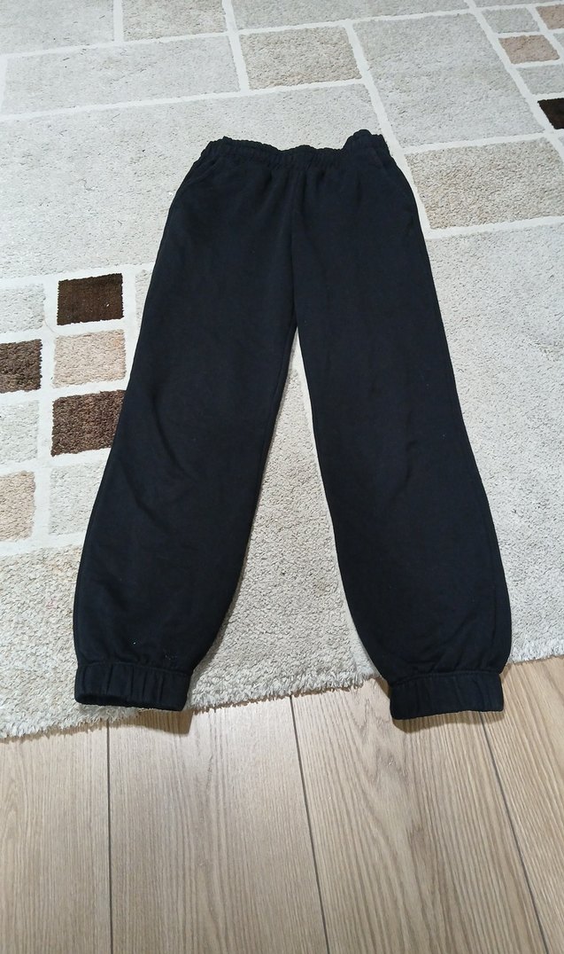 Siyah  Rahat Kesim Eşofman Altı - Görsel 2