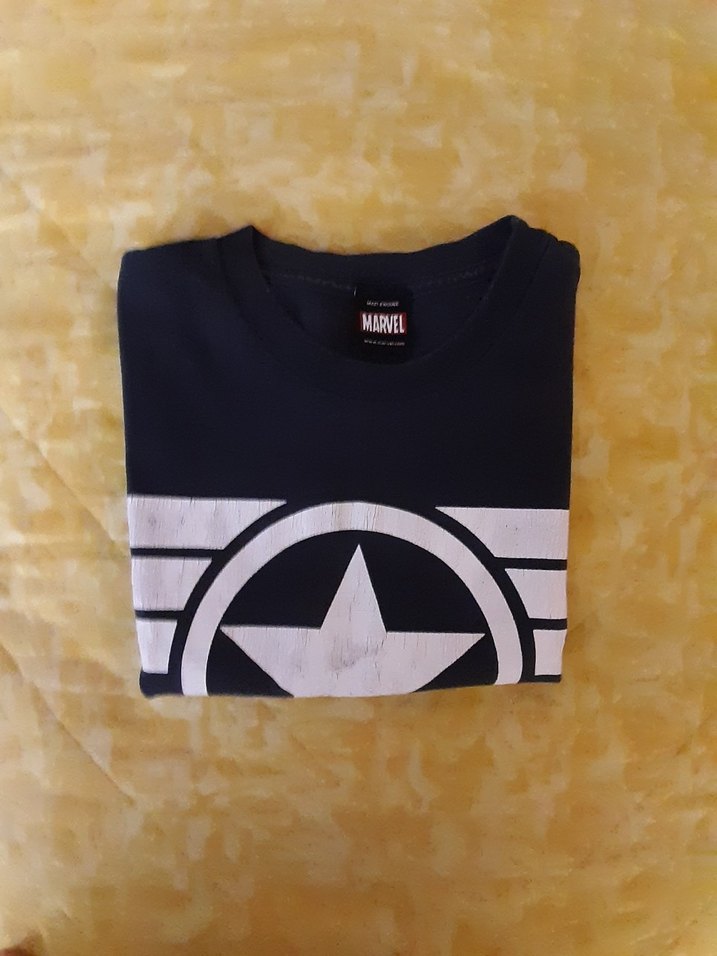 Erkek Marvel lacivert Baskılı Kolsuz Tişört - Görsel 2