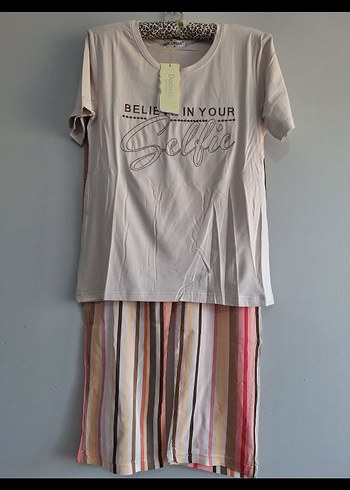 kısa kollu pijama takımı