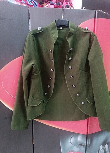 m Beden haki Renk Blazer ceket 