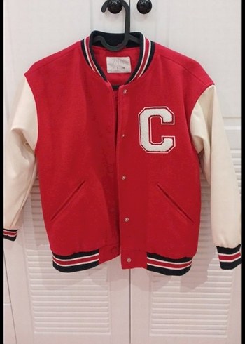 zara deri kollu kaşe ceket mont kolej ceket 8 yaş 9 yaş - Görsel 2