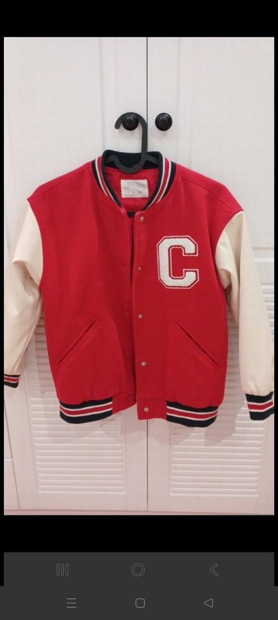 zara deri kollu kaşe ceket mont kolej ceket 8 yaş 9 yaş - Görsel 2