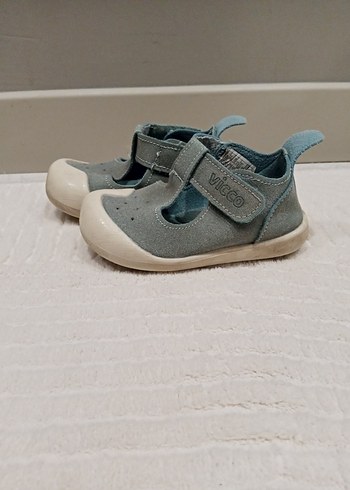 vicco bebek Erkek Bebek İlk Adım Ayakkabısı Gri Mavi - Görsel 2
