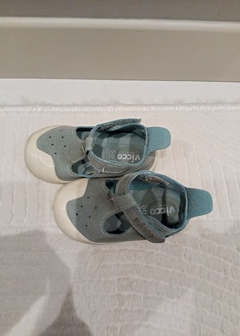 vicco bebek Erkek Bebek İlk Adım Ayakkabısı Gri Mavi - Görsel 3