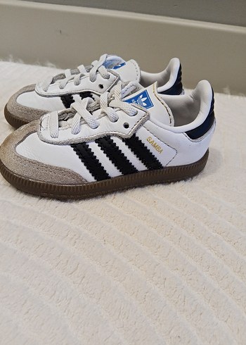 orjinal samba Çocuk Beyaz Zebra Desenli Spor Ayakkabı ilk adım - Görsel 3