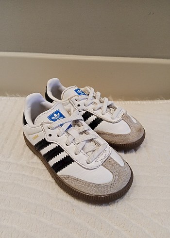 orjinal samba Çocuk Beyaz Zebra Desenli Spor Ayakkabı ilk adım - Görsel 6