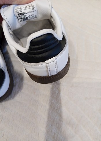 orjinal samba Çocuk Beyaz Zebra Desenli Spor Ayakkabı ilk adım - Görsel 8